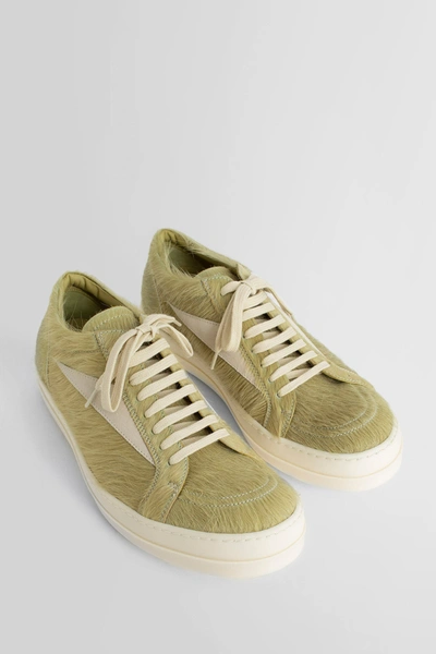 Shop Rick Owens Man Green Sneakers