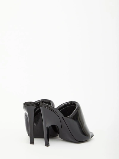 Shop Attico Black Rem Sandals