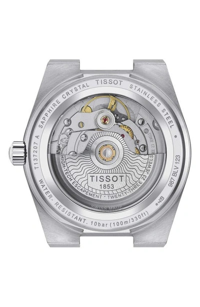 Tissot Women's Swiss Automatic Prx Powermatic 80 Stainless Steel Bracelet Watch 35mm In Grey