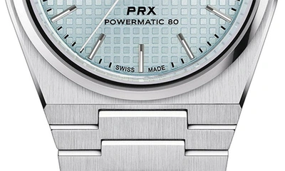 Shop Tissot Prx Powermatic 80 Bracelet Watch, 35mm In Grey