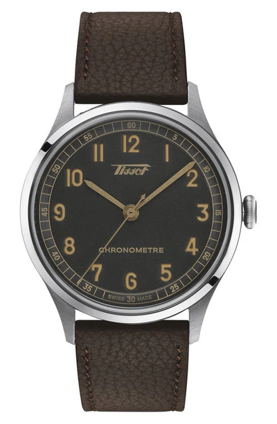 Tissot Telemeter Watch, 39mm In Brown