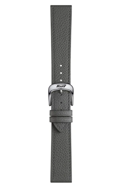 Shop Tissot Heritage 1938 Leather Strap Watch, 39mm In Grey