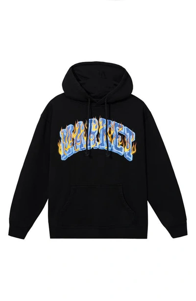 Shop Market Icy Hot Graphic Hoodie In Washed Black