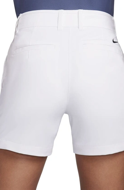 Shop Nike Dri-fit Victory Golf Shorts In White/ Black