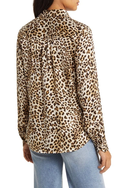 Tommy Bahama Lovely Leo Silk Shirt In Abalone