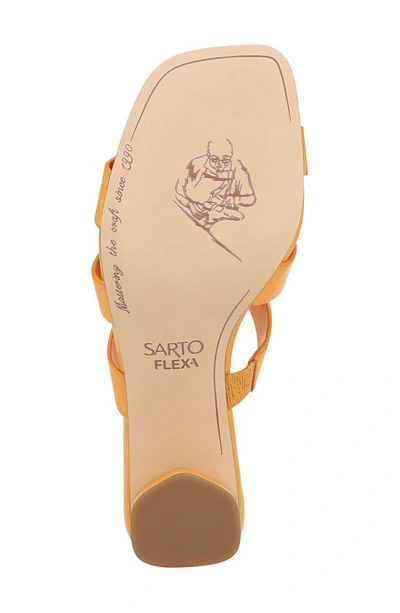Shop Sarto By Franco Sarto Flexa Carly Slide Sandal In Orange