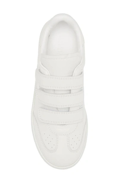 Shop Isabel Marant Beth Low Top Sneaker In White/ Silver