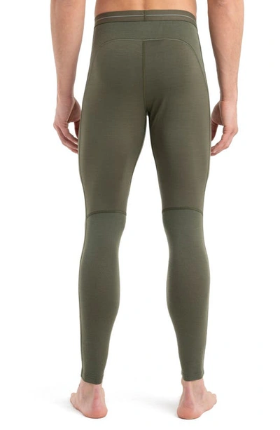 Shop Icebreaker 200 Zoneknit™ Merino Wool Thermal Leggings In Loden