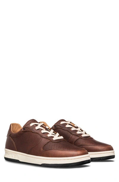 Shop Clae Malone Sneaker In Cocoa Leather