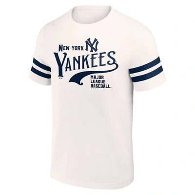 Shop Darius Rucker Collection By Fanatics Cream New York Yankees Yarn Dye Vintage T-shirt In White