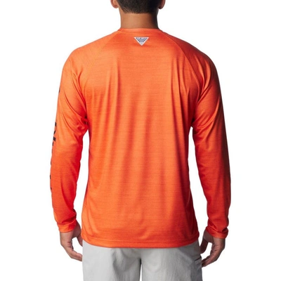 Shop Columbia Orange Oregon State Beavers Pfg Terminal Tackle Omni-shade Raglan Long Sleeve T-shirt