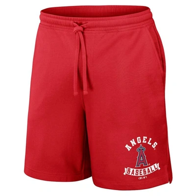 Shop Darius Rucker Collection By Fanatics Red Los Angeles Angels Team Color Shorts