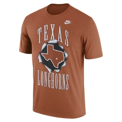 Shop Nike Burnt Orange Texas Longhorns Campus Back To School T-shirt