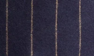 Eleventy Pinstripe Wool & Cashmere Stretch Flannel Suit In Navy