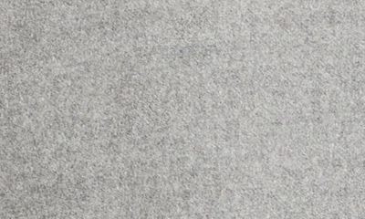 Shop Eleventy Wool Down Coat With Genuine Shearling Trim In Medium Grey