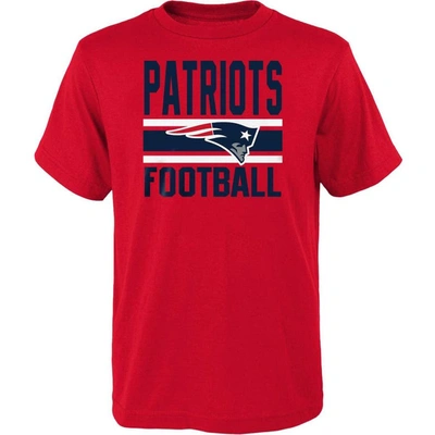 Shop Outerstuff Youth Red/navy New England Patriots Fan Fave T-shirt Combo Set