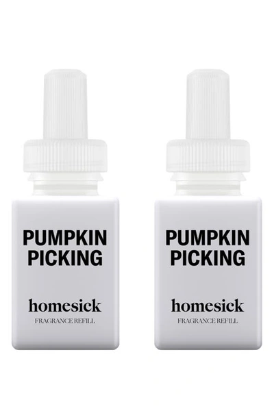 Pura X Homesick 2-pack Diffuser Fragrance Refills In Pumpkin Picking