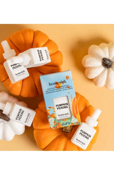 Pura X Homesick 2-pack Diffuser Fragrance Refills In Pumpkin Picking