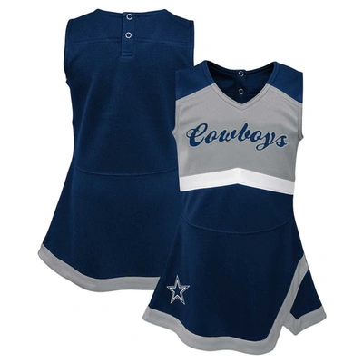 Shop Outerstuff Girls Infant Navy Dallas Cowboys Cheer Captain Jumper Dress