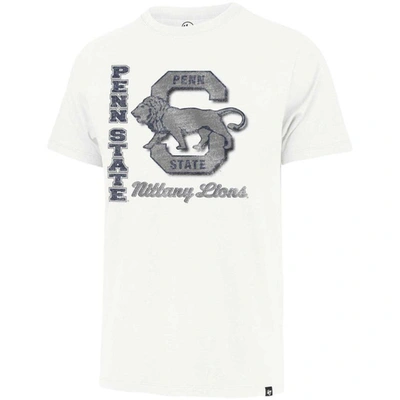 Shop 47 ' Cream Penn State Nittany Lions Phase Out Throwback Franklin T-shirt