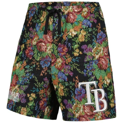 Shop Pleasures Black Tampa Bay Rays Floral Shorts