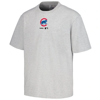 Shop Pleasures Gray Chicago Cubs Mascot T-shirt