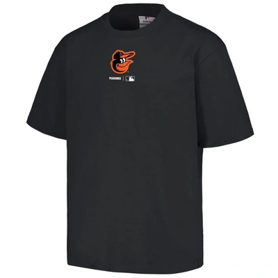 Shop Pleasures Black Baltimore Orioles Mascot T-shirt