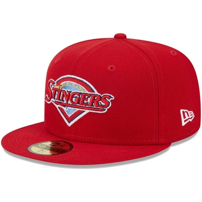 Shop New Era Red Salt Lake Bees Theme Nights Salt Lake Stingers  59fifty Fitted Hat