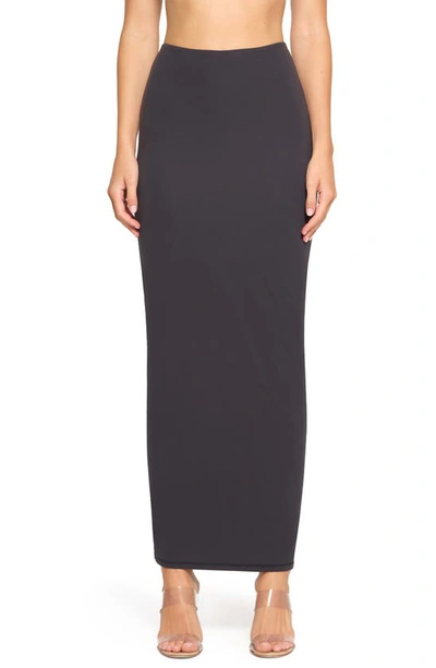 Shop Skims Fits Everybody Maxi Skirt In Graphite