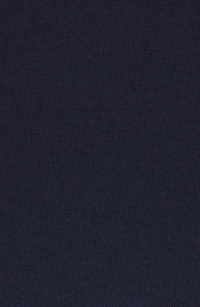 Shop Skims Stretch Jersey Long Sleeve T-shirt In Navy