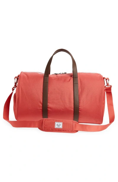 Shop Herschel Supply Co Novel Recycled Nylon Duffle Bag In Mineral Rose