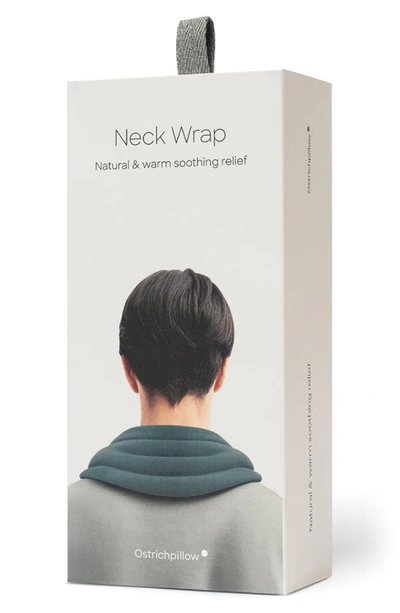 Ostrichpillow Heated Neck Wrap In Midnight Grey