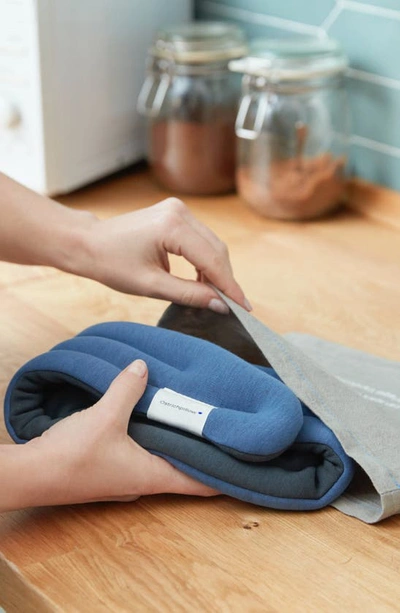 Ostrichpillow Heated Neck Wrap In Ocean Blue