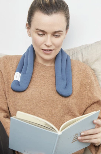 Ostrichpillow Heated Neck Wrap In Ocean Blue