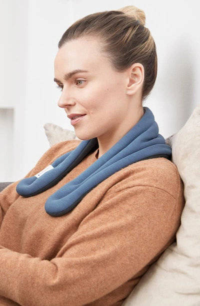 Ostrichpillow Heated Neck Wrap In Ocean Blue