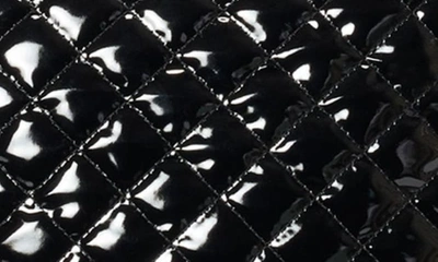 Mz Wallace Large Metro Cosmetics Case In Black Lacquer