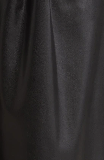 Blanknyc Faux Leather Wide Leg Trousers In Night Party