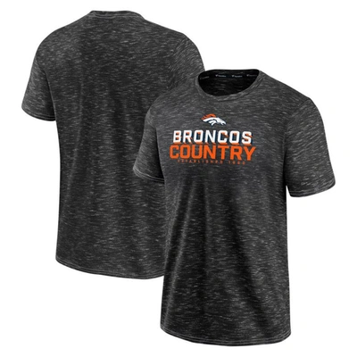 Shop Fanatics Branded Charcoal Denver Broncos Component T-shirt