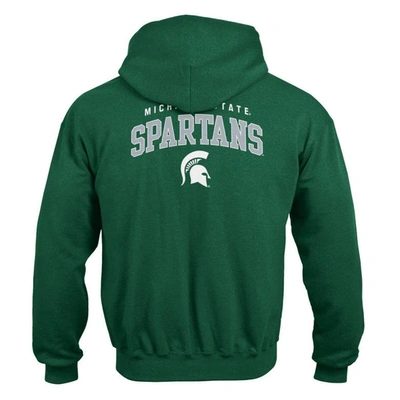 Shop Champion Youth  Green Michigan State Spartans Powerblend Two-hit Pullover Hoodie