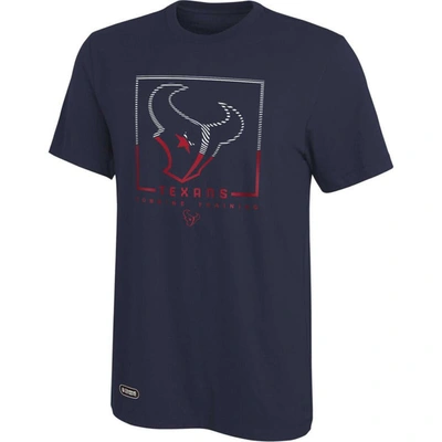 Shop Outerstuff Navy Houston Texans Combine Authentic Clutch T-shirt