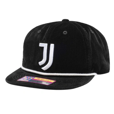 Shop Fan Ink Black Juventus Snow Beach Adjustable Hat