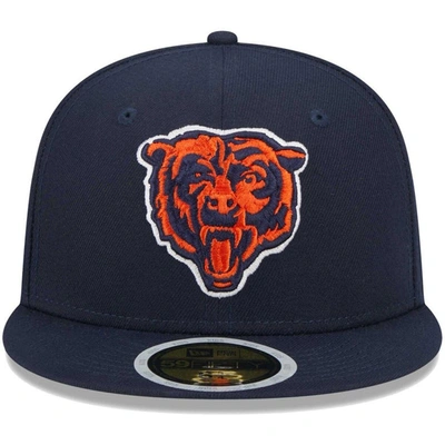 Shop New Era Youth  Navy Chicago Bears  Main 59fifty Fitted Hat