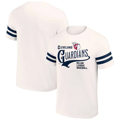 Shop Darius Rucker Collection By Fanatics Cream Cleveland Guardians Yarn Dye Vintage T-shirt In White