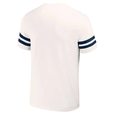 Shop Darius Rucker Collection By Fanatics Cream Cleveland Guardians Yarn Dye Vintage T-shirt In White