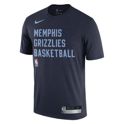 Shop Nike Navy Memphis Grizzlies 2023/24 Sideline Legend Performance Practice T-shirt