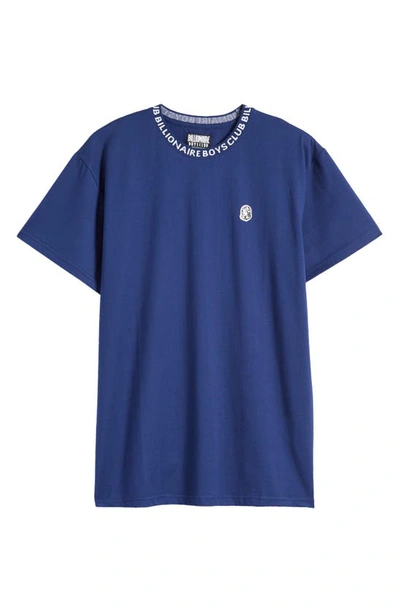 Shop Billionaire Boys Club Wrapped Logo T-shirt In Blue Depth