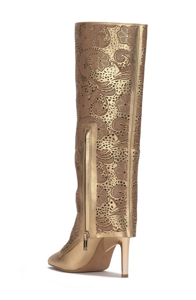 Shop Jessica Simpson Brykia Pointed Toe In Gold