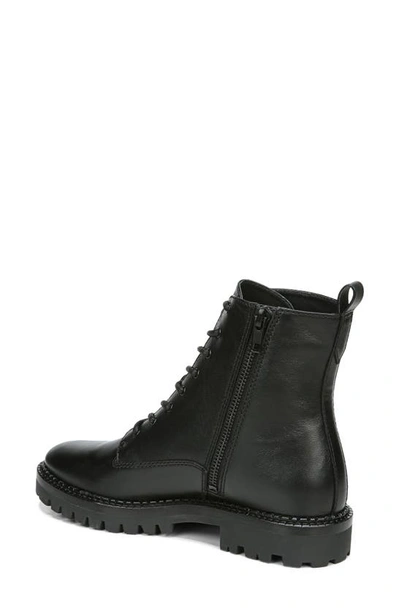 Shop Vince Cabria Lug Water Resistant Lace-up Boot In Black