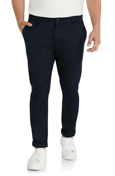 Shop Johnny Bigg Ledger Slim Fit Stretch Cotton & Modal Chinos In Ink