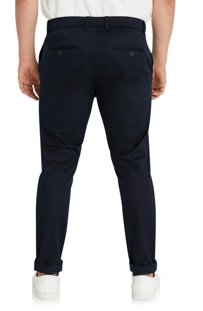 Shop Johnny Bigg Ledger Slim Fit Stretch Cotton & Modal Chinos In Ink